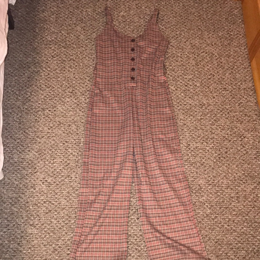 Plaid jumpsuit